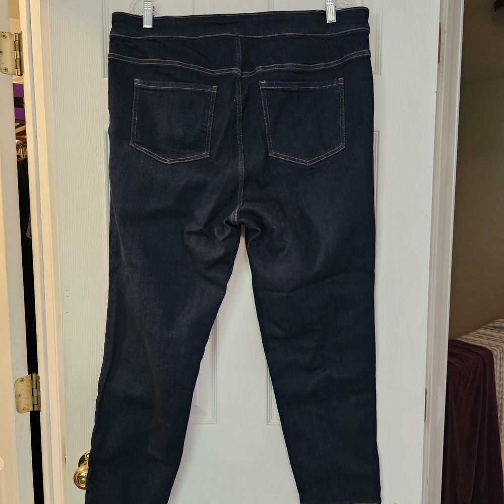 Universal Standard X Erdem Poppy Jeans, Size 18, NWT Dark Indigo - Picture 4 of 4
